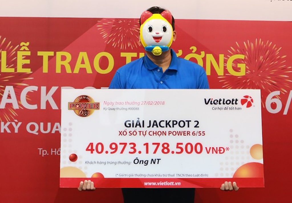 Ông N.T chơi “bao 7” vào mùng 7 tết và đã trúng Jackpot “khủng”